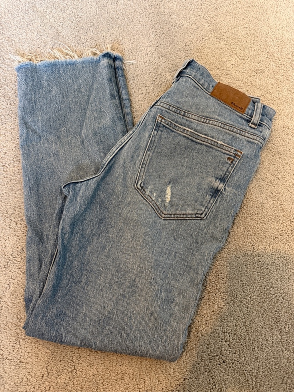 Madewell Light Blue Straight Leg Jeans